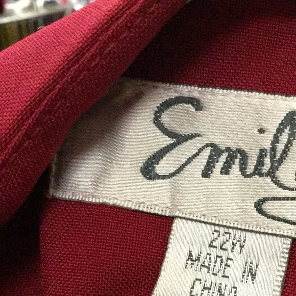 EMILY Gorgeous 2 Pieces Skirt & Matching Jacket Embellished Trim Skirt Size 22W - Picture 11 of 13